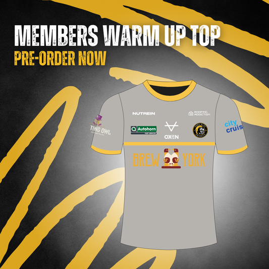 York RLFC 2024 Members Warm Up Top