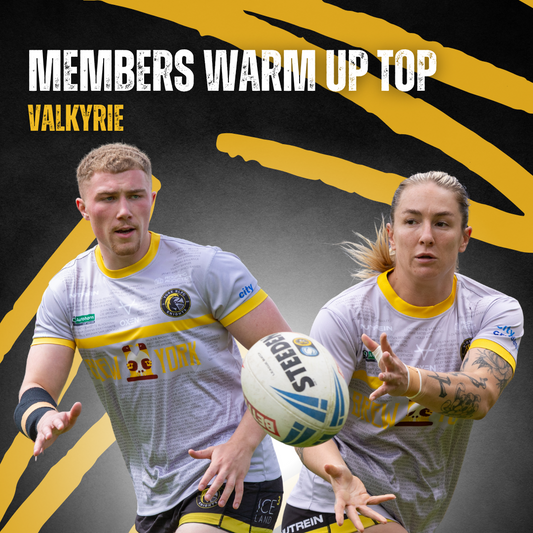 York RLFC 2024 Members Warm Up Top - Valkyrie