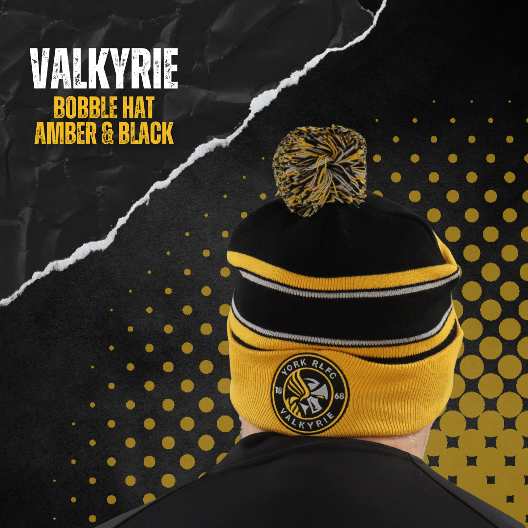 2024 Valkyrie Amber & Black Bobble Hat