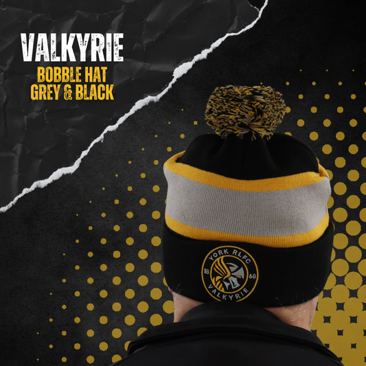 2024 Valkyrie Black & Grey Bobble Hat